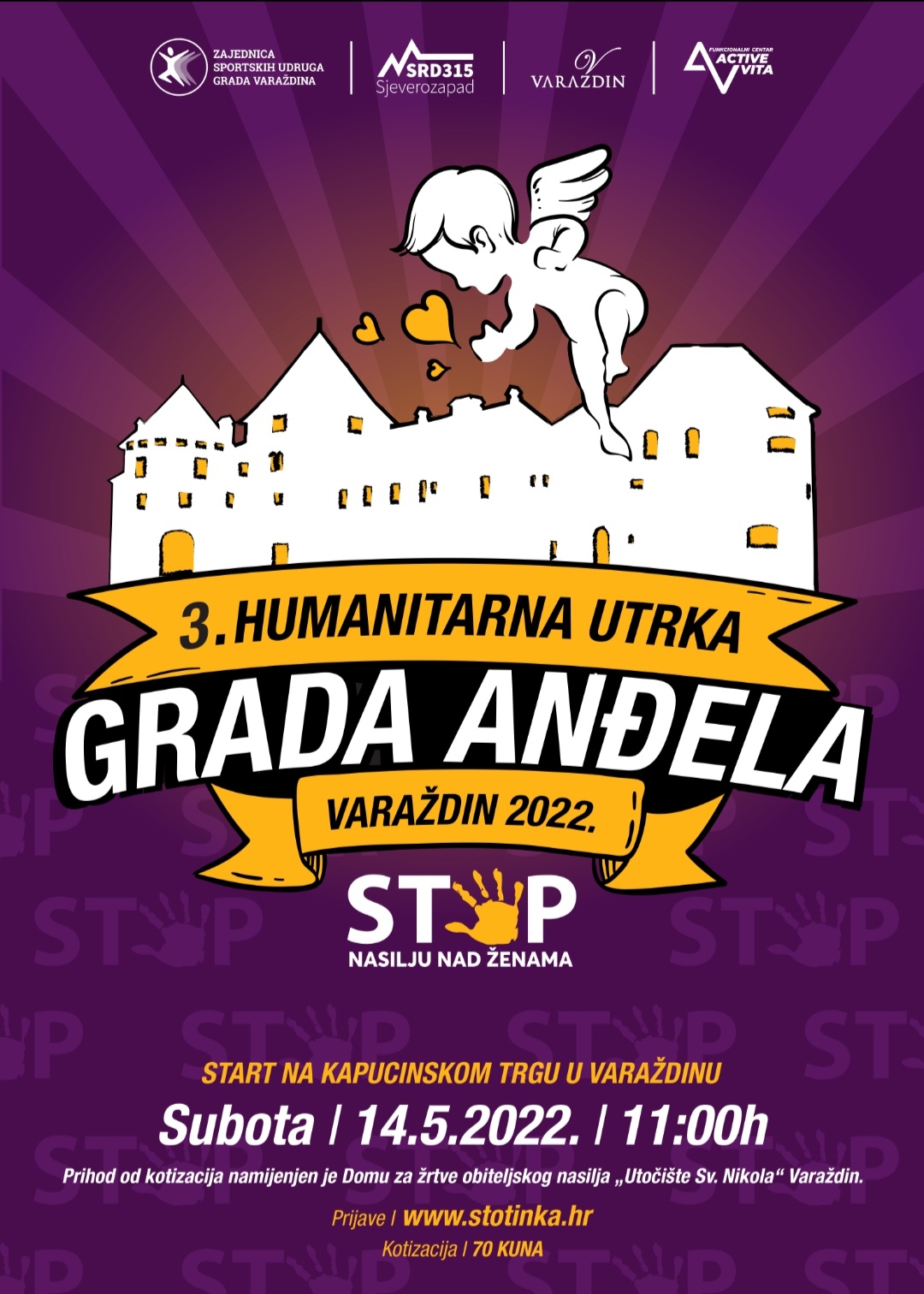 3. humanitarna utrka grada anđela_plakat